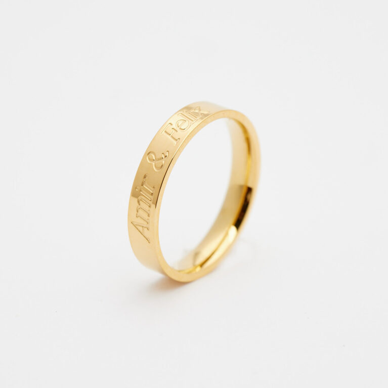 BAND RING - 4MM