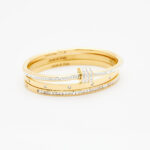 WOMAN'S BESTFRIEND BANGLE SET - GOLD